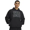 Under Armour RIVAL LW GRAPHIC HOODIE, muški pulover, crna 6014686