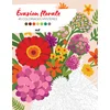 Évasion florale - 50 coloriages mysteres