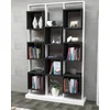 Hanah Home Polica 120x188x29,5cm Belo-Crna