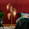 Aberto Design Podna lampa Palm 13925 , 71 x 71 x 157 cm, 5 x E14, 250 cm Kabl,, Zlatne boje