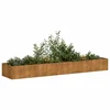 Planter Rusty 360x80x40 cm Vremensko odporno jeklo