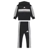 adidas Komplet jopica in legice Seasonal Essentials Tiberio 3-Stripes JI6218 Črna Slim Fit