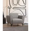 Atelier del Sofa Fotelja Aren 85x85x100cm Siva