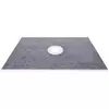 VEVOR Komplet za rob prhe 38x1524x965 cm siva