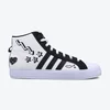 Adidas Muške patike Bravada 2.0 Mid, Belo-crne