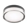 Redo 01-3733 - LED plafonsko svetlo FRISBI LED/8W/230V IP44 crno