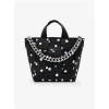 Black womens patterned handbag Desigual New Splatter Valdivia - Women