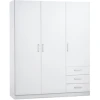 Ormar FANDRUP 144x176 3 vrata 3 fioke bela