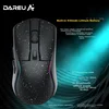 Dareu Bežični Gaming miš, Žični, Bluetooth, USB, Crni
