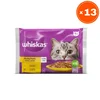 Whiskas Vlažna hrana za mačke, Živina, 4x85g, 13 pakovanja