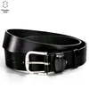 Princ Leather Muški kaiš 201, Kožni, Crni