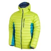 Jakna Sir Joseph Atol Hooded II, limeta/turkizna (L)