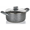 Banquet Lonec s površino GRANITE PR 24 x 11 cm, s steklenim pokrovom, komplet 2