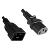MicroConnect Kabel napajalni C13-C20 0.5M Črn