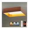 Brilagi-LED prigušiva svetiljka VELVET SQUARE LED/36W/230V Wi-Fi Tuya+daljinski upravljač ružičasta