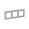 Legrand 754133 - Okvirček za stikala VALENA LIFE 3P aluminij