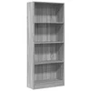 Regal za knjige boja hrasta 60x24x143 cm konstruirano drvo