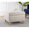 Atelier del Sofa Tabure Roscen, 63x43x63cm, Krem