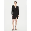 DKNY Cocktail obleka DD4JI62A Črna Slim Fit