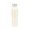 BOTTLE&MORE STEKLENICA ZA VODO 550ml ČRTE SKUL VAJB