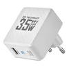 Techsuit Mrežni Punjač – GaN, USB, Type-C, Brzo punjenje, PD35W – Bijela KP36770