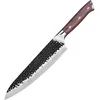 Damaskasti kuhinjski nož TE-37529 - Chef / Smeđa KP37529
