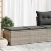 2-dijelni set vrtnih sofa s jastucima od poliratana i bagrem