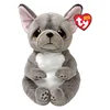 TY Beanie Bellies WILFRED sivi kuža, 24 cm