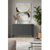 HANAH HOME Konzola Ferro 120 Anthracite