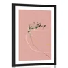 Plakat s paspartujem lepota rastlin - 30x45 no frame