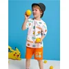 Sinsay - Pamučni komplet: majica i šorcevi Pokémon - narandžasto