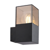 RABALUX Loanda Spoljna zidna lampa, IP54, E27, 60W, Crna