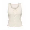 Levis top ženski z bombažem DRY GOODS POINTELLE LACE TANK