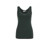 WE Fashion Top temno zelena