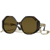 Versace VE4395 534673 ONE SIZE (59) Havana/Rjava