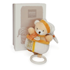 Plyšový medvedík s melódiou Méli Mélo Doudou et Compagnie oranžový 20 cm od 0 mes DC3836