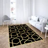 Conceptum Hypnose Tepih CG_66, Pravougaoni, 160x230 cm, Crno-zlatne boje
