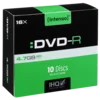 DVD-R 4,7GB pak. 10 komada Slim Case
