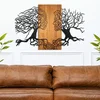 Murmure des Feuilles -1 BlackWalnut Decorative Wooden Wall Accessory