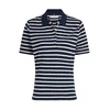 TOMMY HILFIGER Majica 1985 marine/bela