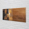 tulup.si Slika na akrilnem steklu Violina na lesu 100x50 cm 2 obešalnika