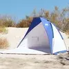 Vidaxl vidaXL Šotor za na plažo, moder, 268 x 223 x 125 cm, 185T poliester