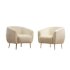 ATELIER DEL SOFA Fotelja Eses Cream Bouclette