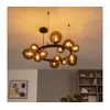 Brilagi - LED luster na sajli MILLA 15xG9/3W/230V braon/dimljeno braon