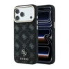 Maska Guess Peony 4G Small Logo MagSafe za iPhone 17 Pro/ 18 Pro crna