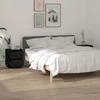 Vidaxl vidaXL Nočne omarice, komplet 2, črne, 40x35x50 cm, masiven borov les