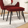 vidaXL Stolček za noge vinsko rdeč 45x29,5x39 cm blago