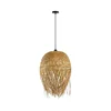 Immax 08271L - Luster na sajli HILO 1x E27/40W/230V, prečnik 45 cm, bambus