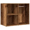 Vidaxl garderobna omarica iz starega lesa 80x40x65 cm inženirski les