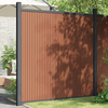 vidaXL Ograjni panel rjav 173x186 cm WPC